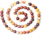 60PCS 6mm Natural Moonkaite Jasper Gemstone Round Loose Beads - Image 2