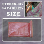 Wine-Red 3.3 Yard Long 59-Inch Wide Iridescent Organza Fabric - Image 7