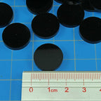 LITKO 18mm Game Tokens | Bingo, Board & Card Counters | Set of 25 | Black | 3mm - Image 2