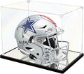 KOLIPI Mini Football Helmet Display Case Mirror Base, Acrylic Display Case by KOLIPI