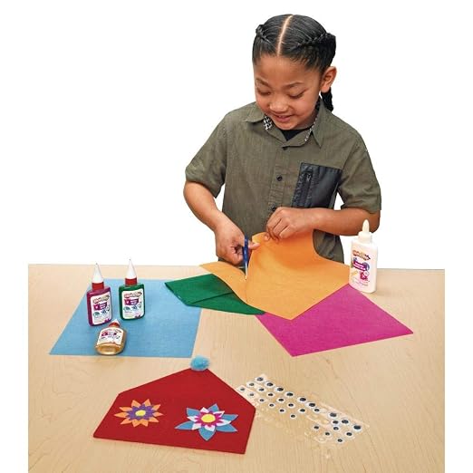 Colorations Felt Sheets, 10 Colors, Each 9" x 12", Sewing DIY Craft, Non Woven - Image 4