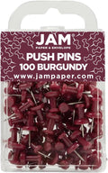 JAM PAPER Colorful Push Pins by JAMPaper