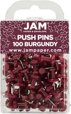 JAM PAPER Colorful Push Pins by JAMPaper