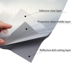 Reflective Heat Transfer Vinyl Silver Reflective HTV Vinyl Rolls 12inch x 6feet - Image 8