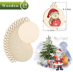 Round Wooden Circles with Holes - Image 2