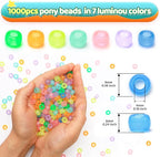 Iooleem Pony Beads, Beads for Jewelry Making, Beading Supplies, Arts & Crafts - Image 2