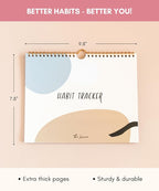Lamare 2026 Habit Tracker Calendar – Premium Daily Habit Tracker Journal and - Image 2