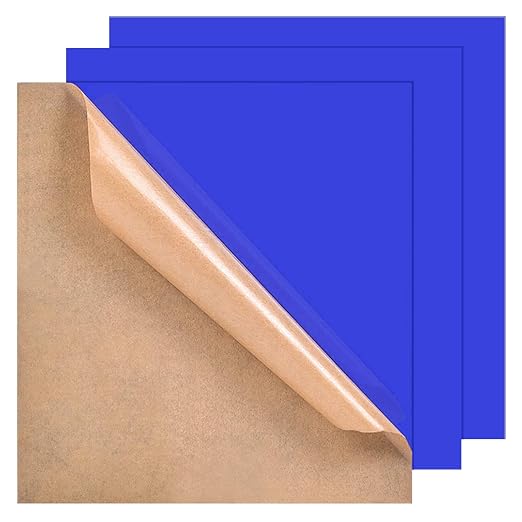 3 Pcs Blue 12 x 12 x 1/8 Inch Acrylic Sheets | Laser Cutting Plastic Plexiglass by Frddiud