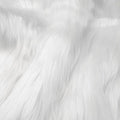 White Faux Fur Fabric for Crafts Squares Furry Fabric for Sewing, Upholstery & by Qidkeo