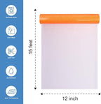 Neon Orange Glitter Heat Transfer Vinyl 12" x 15 ft HTV - Image 2