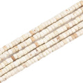 200pcs 3x2mm Natural White Turquoise Heishi Disc Rondelle Spacer Stone Semi by LIFAVOVY