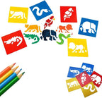 Lependor 36 Pieces Plastic Drawing Painting Stencil Templates - Image 3