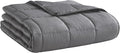L'AGRATY Weighted Blanket for Adults- Dark Grey, Twin Full Size Heavy Throw by LAGRATY