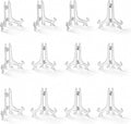 Artliving 3 Inch Acrylic Card Display Stands, Small Plastic Easels and by Artliving