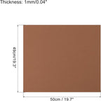 MECCANIXITY EVA Foam Sheets Coffee Brown 19.7 Inch x 19.3 Inch 1mm Thick Crafts - Image 2