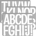Bemeol 30 Sheets Large Letter Stickers 4 Inch Alphabet Letter Stickers Self by Bemeol