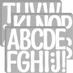 Bemeol 30 Sheets Large Letter Stickers 4 Inch Alphabet Letter Stickers Self by Bemeol
