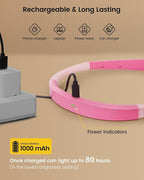 Glocusent Upgraded LED Neck Reading Light, Book Light - Image 5