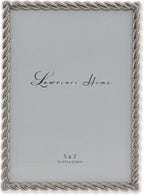 Lawrence Frames Metal Frame, Rope Design, Brushed Nickel by LawrenceFrames