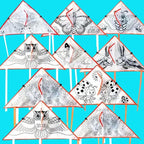 VAIPI 10 PCS DIY Color Filled Kite by VAIPI