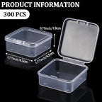 Soaoo 300 Pcs Small Plastic Bead Storage Containers - Image 2