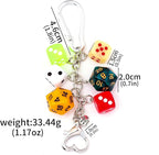 Dice Bag Charms Keychain for Women Men - Image 3