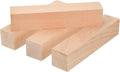 MECCANIXITY 4Pcs Basswood Carving Block, 1.6"x1.6"x8" Square Wooden Dowels by MECCANIXITY
