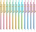 UIXJODO 12 Pcs Gel Pens 0.5mm Quick Dry Black Ink Pens Fine Point Smooth by UIXJODO