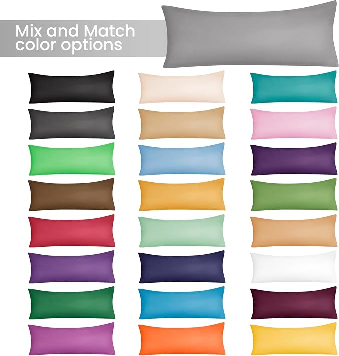 EVOLIVE Ultra Soft Body Pillow Cover/Pillowcases 21"x54" - Image 7