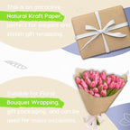 PerkHomy Brown Kraft Paper Roll 48" x 3 - Image 3