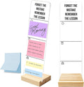 Computer Monitor Memo BoardHoldIForget The Mistake Remember The Lesson Logo by HTBIG