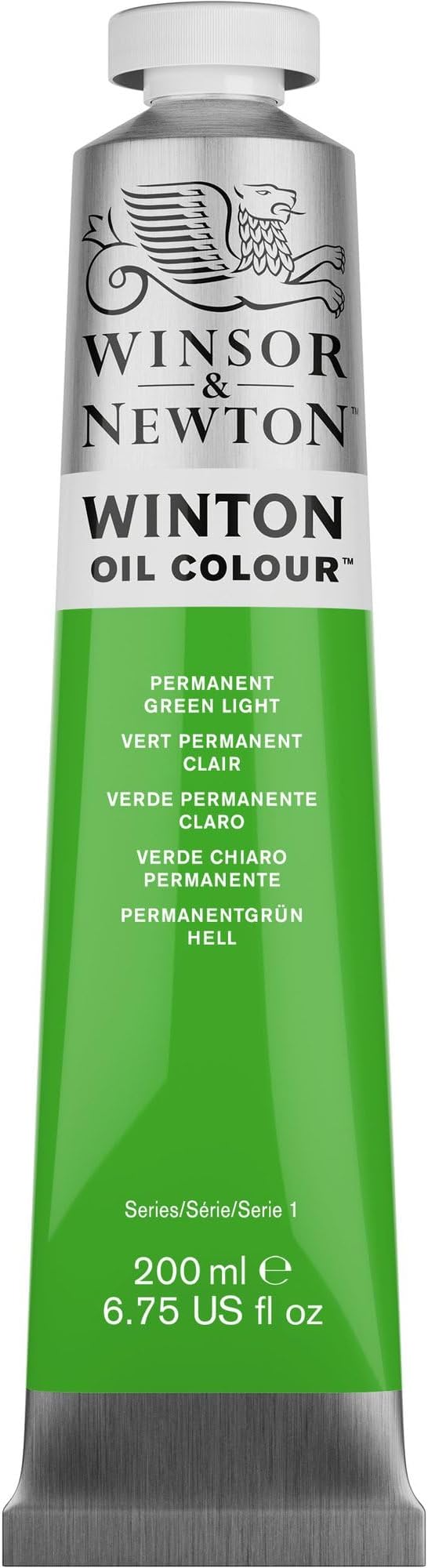 Winsor & Newton Winton Oil Color, 200ml Tube, Permanent Green Light - Image 11