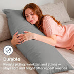 Body Pillowcases Set of 4-20x54 Long Body Pillow Case - Image 4