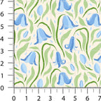 Patchwork Fabric Panel 100x155 cm, 100% Cotton Satin, 6 Coordinated Floral & - Image 4