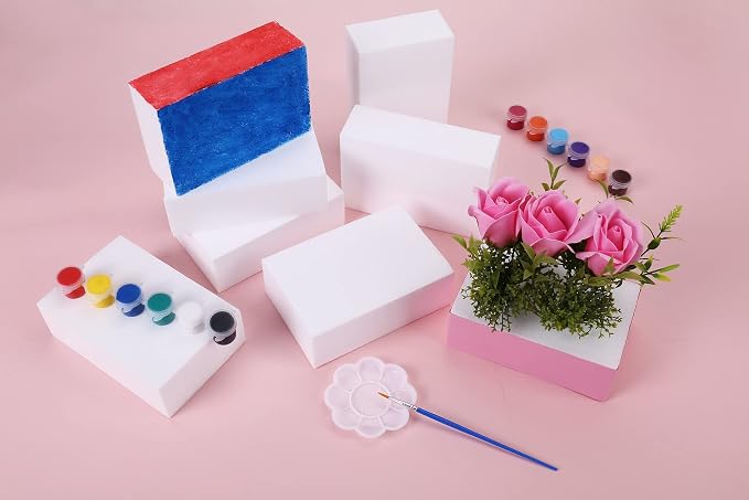 AMZQNART 8pcs 6x4x2in Craft Foam Blocks White - Image 6