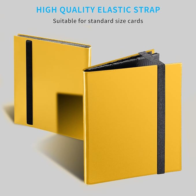 Upgraded 9 Pockets Trading Card Collection Binder, 360 Book Holder Album - Image 5