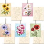15 Pcs Unfinished Wood Crafts to Paint by GLASSWINDS