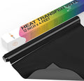 HTVRONT Heat Transfer Vinyl Roll -12" x 4FT Black HTV Vinyl by HTVRONT