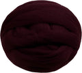JeogYong Needle Felting Wool, 17.64oz Wool Roving Chunky Wool Yarn, Dark Maroon by JeogYong
