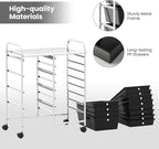 BECOMFORT 15-Drawer Rolling Cart - Image 5