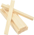 MECCANIXITY 10Pcs Wood Strips Slats, 9/32" x 3/8" x 4" Thin Wood Sticks Flat by MECCANIXITY