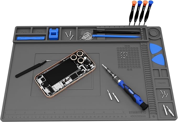 STREBITO Soldering Mat Electronics Repair Mat, Solder Pad Heat Resistant 932°F by STREBITO