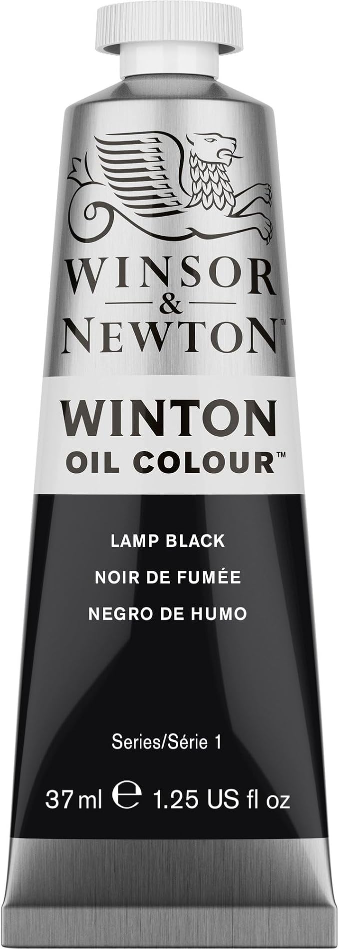 Winsor & Newton Winton Oil Color, 37ml Tube, Lamp Black - Image 11