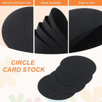 MECCANIXITY 24 Pcs Circle Card Stock, 3.9 Inch Round Cutouts Paper Thick - Image 3