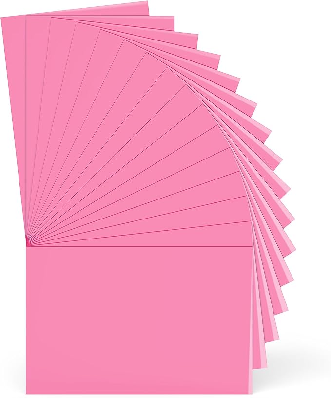 HTV Heat Transfer Vinyl Bundle: 16 Pack 12" x 10" Pink Heat Transfer Vinyl by YUITCE