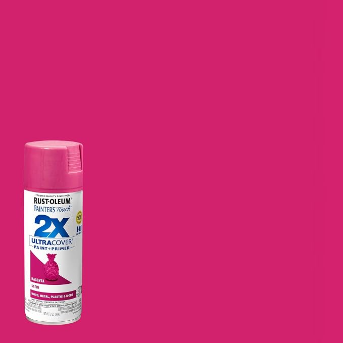 Rust-Oleum 334087 Painter's Touch 2X Ultra Cover Spray Paint, 12 oz, Satin - Image 2