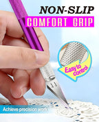 DIYSELF Exacto Knife Set, Hobby Knife Kit - Image 4