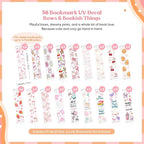 Kaciola 36 Sheets Pink Bow Theme UV DTF Bookmark Wraps, Acrylic Bookmark Blanks - Image 3