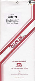 Pre-Cut Clear Stamp Mounts Size 260/59 by Showgard