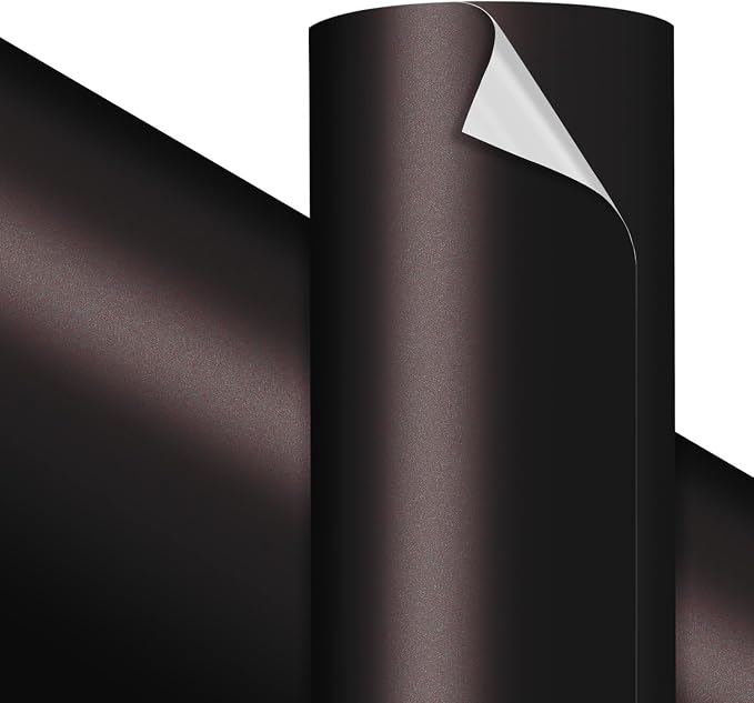 VViViD Premium Matte Metallic Demon Black Craft Vinyl Roll 1ft x 5ft – by VVIVIDVINYL